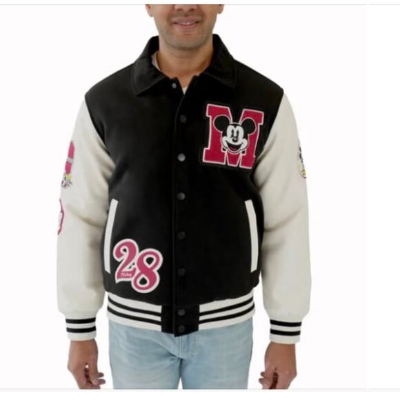 NEW Disney Friends Mickey Varsity Jacket Unisex - Picture 10 of 11